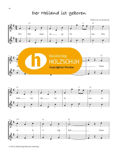 Der Heiland ist geboren